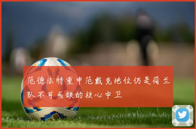范德法特重申范戴克地位仍是荷兰队不可或缺的核心中卫